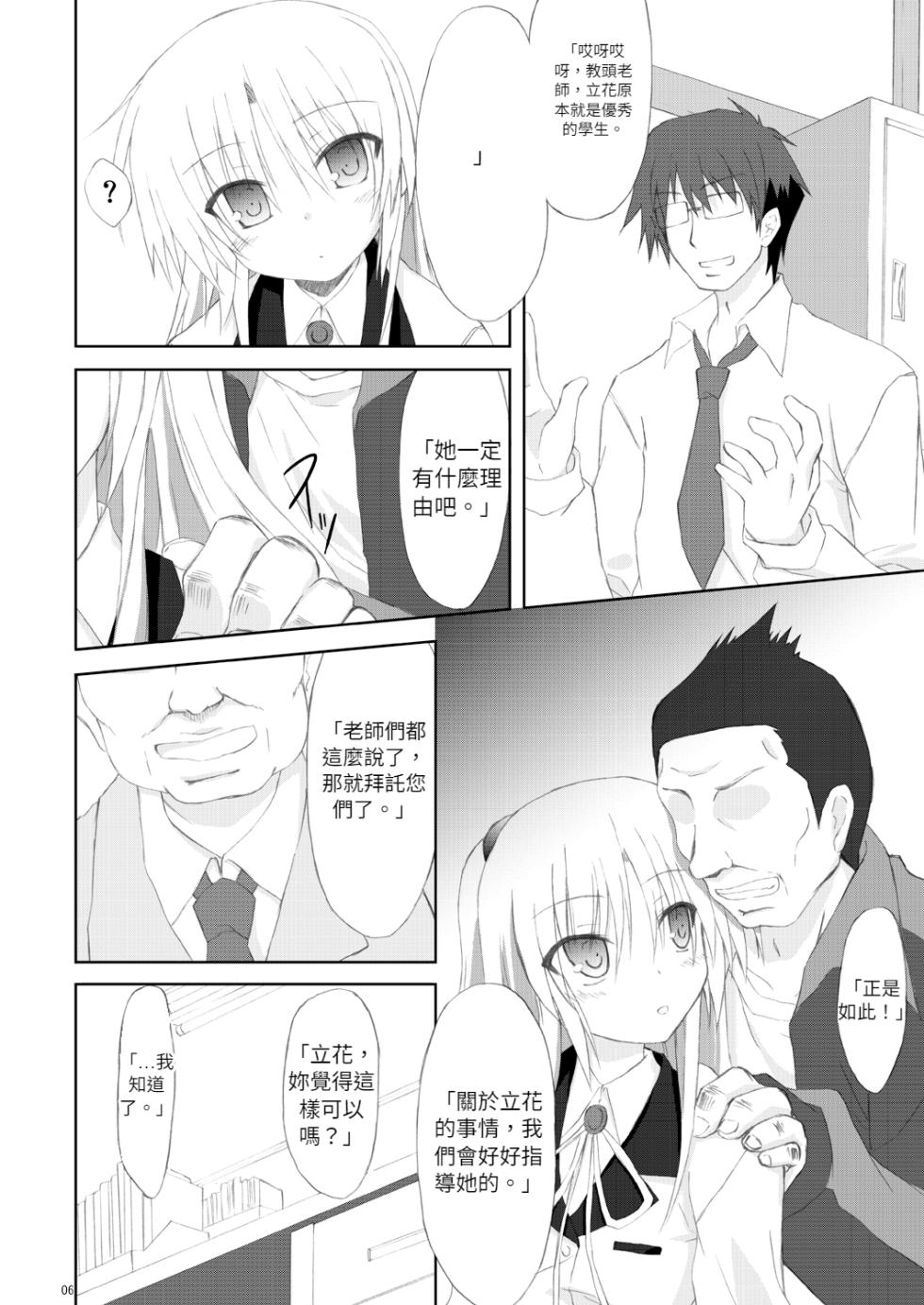 (C78) [Navy Blue (Kagura Nanaki)] Angel fall (Angel Beats!) [Chinese] [AI Trans test] - Page 5