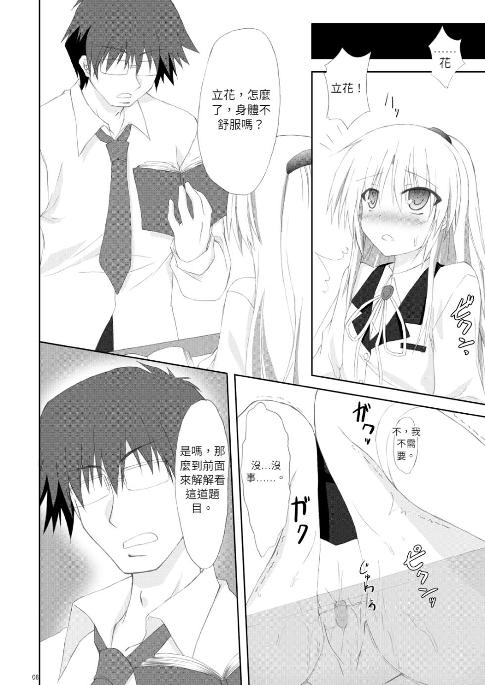 (C78) [Navy Blue (Kagura Nanaki)] Angel fall (Angel Beats!) [Chinese] [AI Trans test] - Page 7