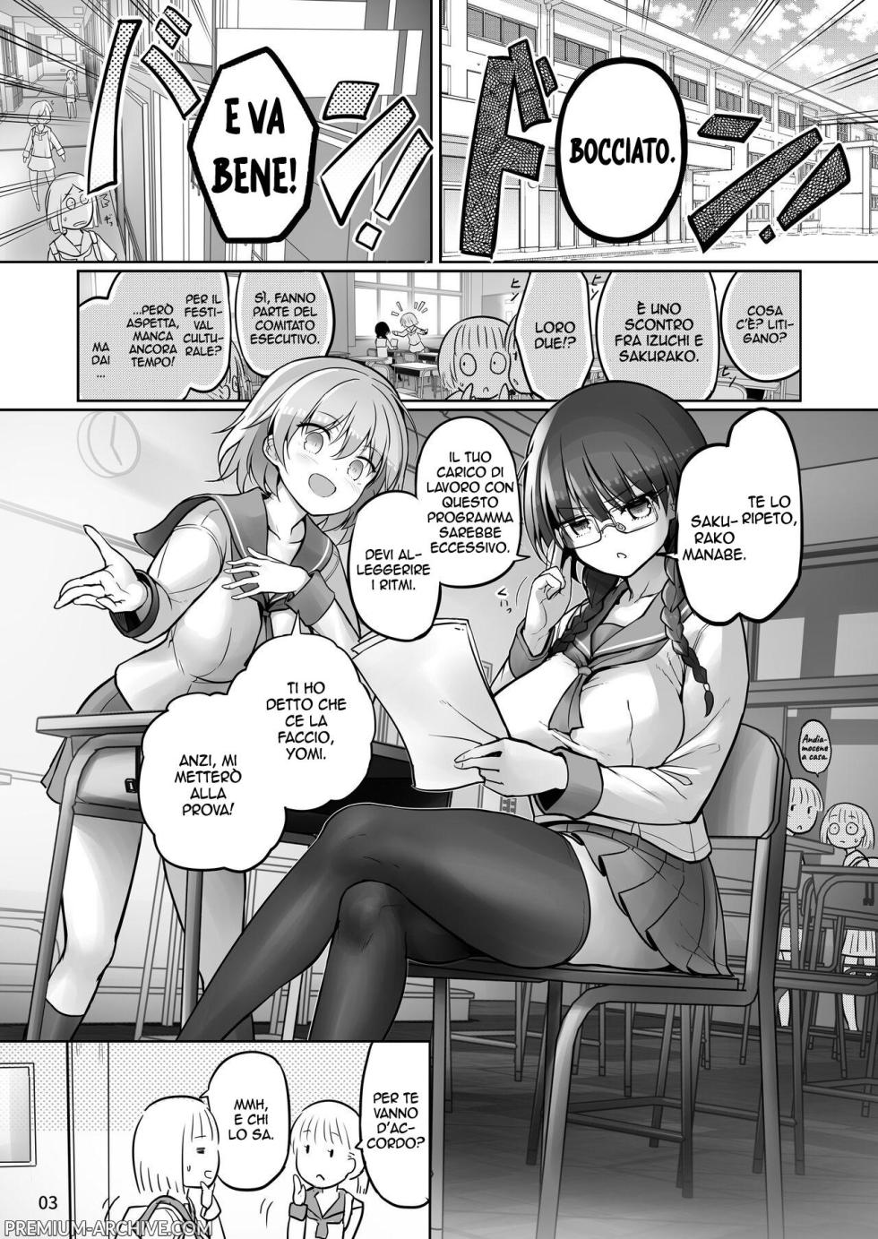 [Efuya (Messy)] Futanari x Futanari Naisho no Futari | Un Segreto per Due [Italian] [Digital] - Page 3