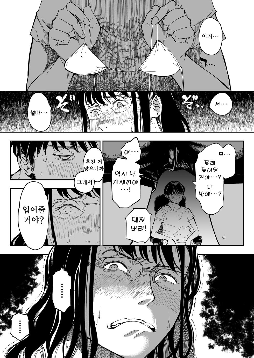 [Misaki (Ruriiro Sugar)] Aneki no Ero Aka Mitsuketara | 누나의 야한 뒷계정을 찾아내면 [Korean] - Page 13