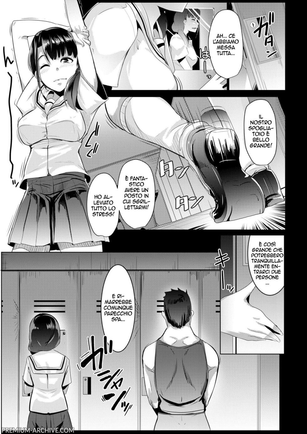 [Muneshiro] Kanojo no Kouishitsu | Lo Spogliatoio Femminile (COMIC Koh 2018-09) [Italian] [Digital] - Page 5