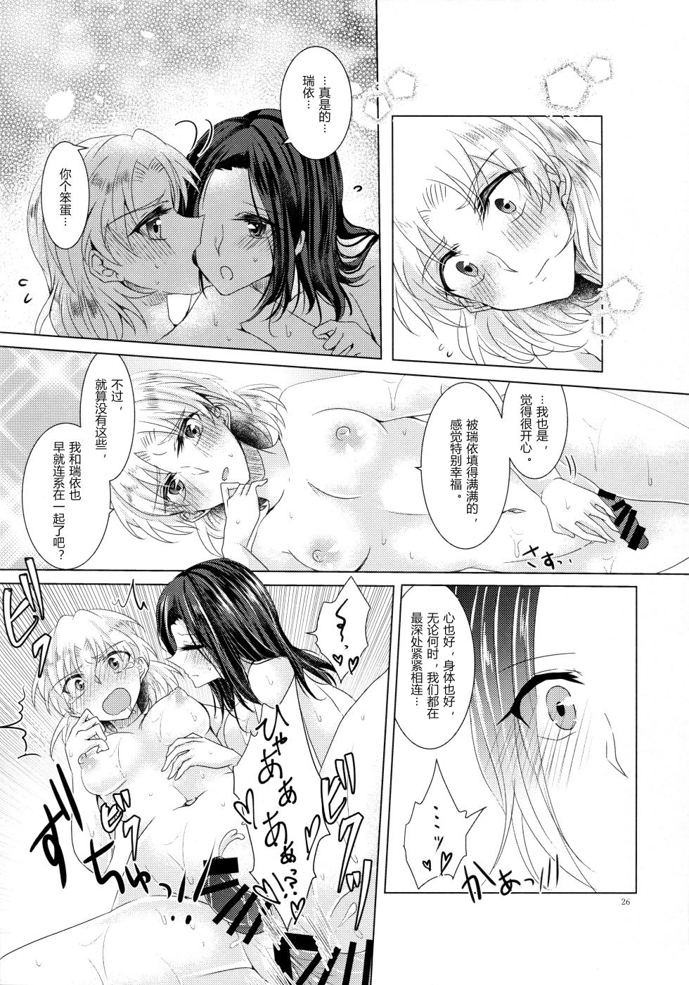 [Thrylos (Various)] Ima wadai no Ano Band no Bass Vocal to Drum ga Futanaritte Uwasa wa Hontou desu ka!? | 那个话题乐队的贝斯主唱和鼓手是扶她的传闻是真的吗！？ (BanG Dream!) [Chinese] [含羞紫罗兰个人汉化] - Page 15