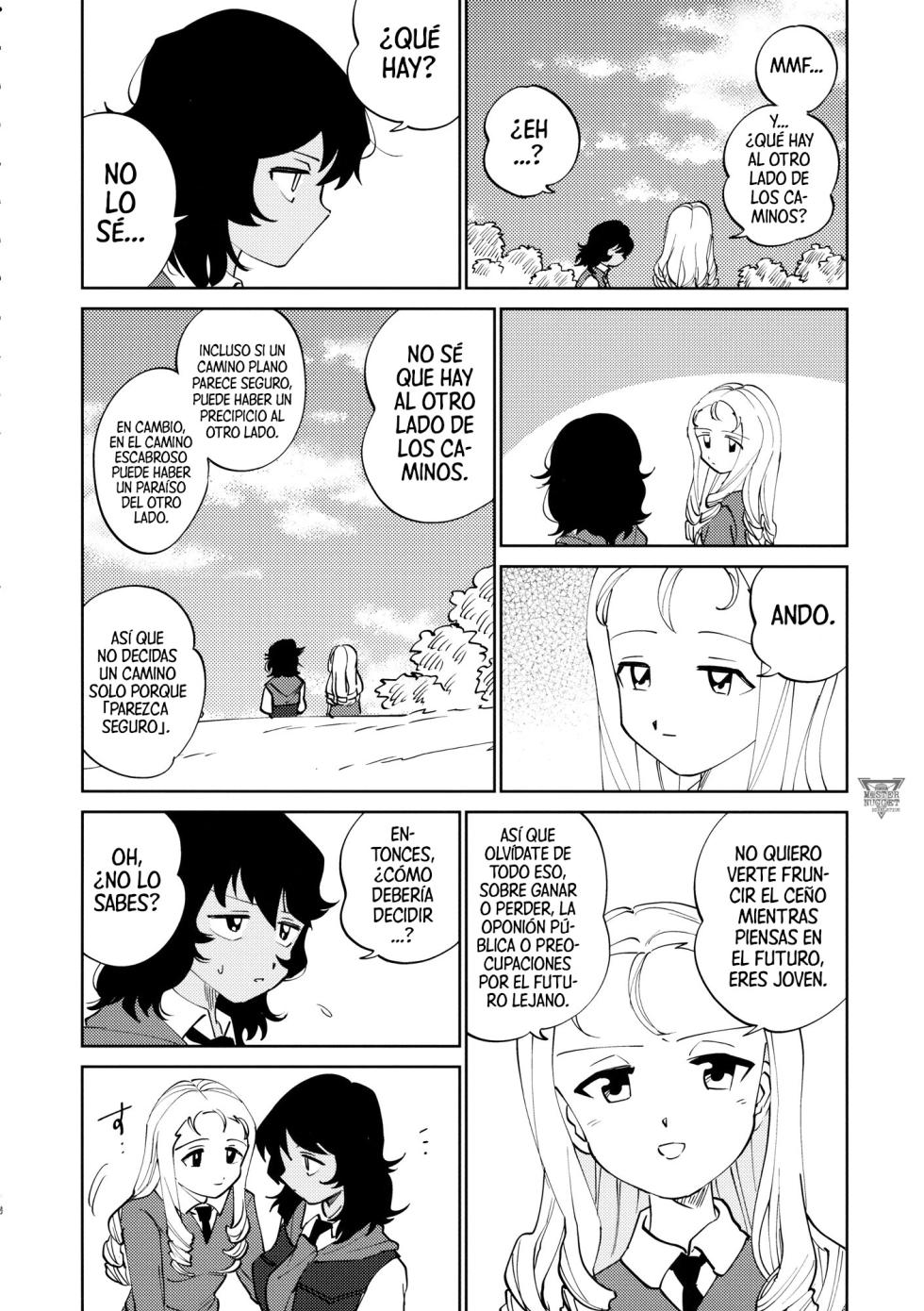 (Panzer Vor! 21) [Nekomonido (Sanada)] FOR HERE OR TO GO? | ¿PARA AQUÍ O PARA LLEVAR? (Girls und Panzer) [Spanish] [Mister Nugget] - Page 15