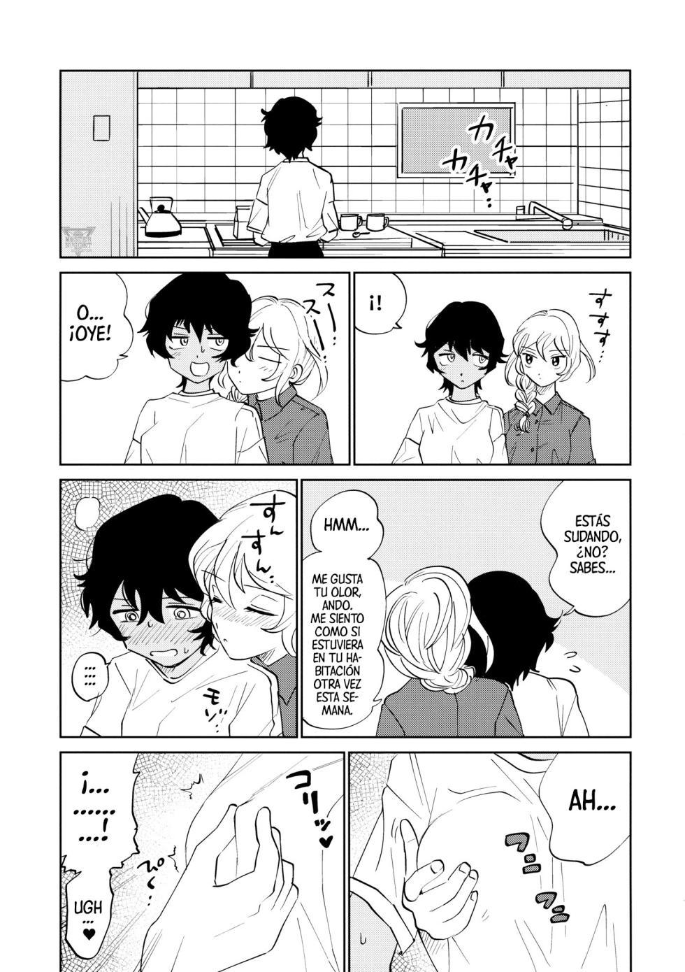 (Panzer Vor! 21) [Nekomonido (Sanada)] FOR HERE OR TO GO? | ¿PARA AQUÍ O PARA LLEVAR? (Girls und Panzer) [Spanish] [Mister Nugget] - Page 26