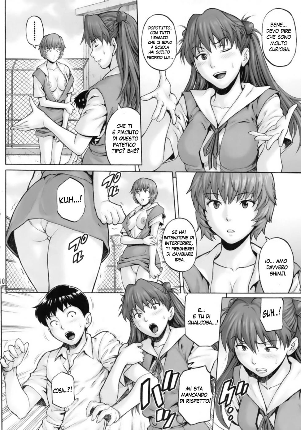 (COMIC1☆5) [Bakuretsu Fusen (Denkichi)] DUAL WING (Neon Genesis Evangelion) [Italian] - Page 9