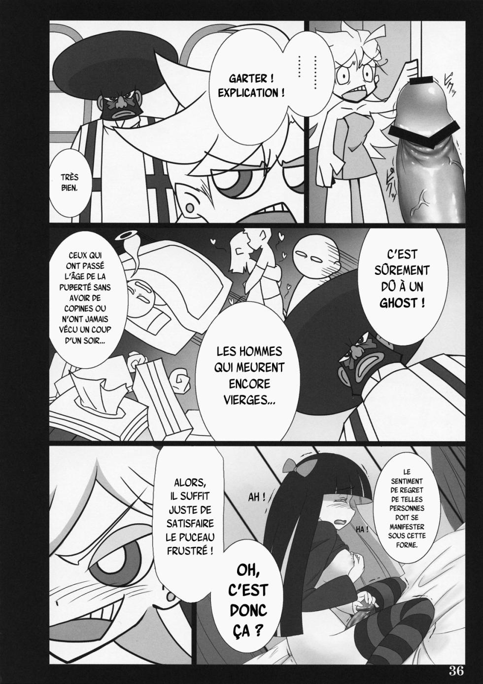 (C79) [Shimoyakedou (Ouma Tokiichi)] SISTER'S HEAVEN (Panty & Stocking with Garterbelt) [French] {SAXtrad} - Page 35