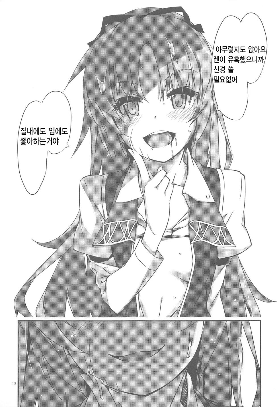 (C95) [Angyadow (Shikei)] Gakuen no Fuuki ga Midareru! (The Legend of Heroes: Sen no Kiseki) [Korean] - Page 12