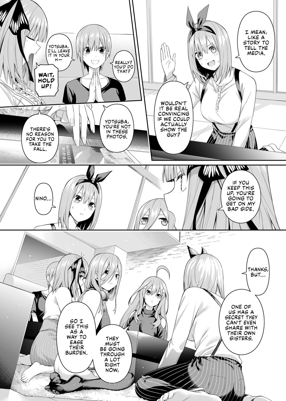 (FF44) [Bad Mushrooms (Chicke III, 4why)] 1/5 no Renai Kanjou | A Fifth of Romance (Gotoubun no Hanayome) [English] [Fap It Scans] [Decensored] - Page 10