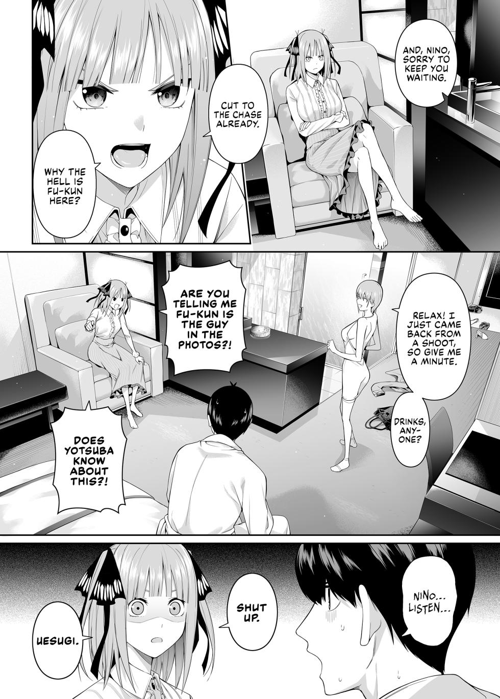 (FF44) [Bad Mushrooms (Chicke III, 4why)] 1/5 no Renai Kanjou | A Fifth of Romance (Gotoubun no Hanayome) [English] [Fap It Scans] [Decensored] - Page 14
