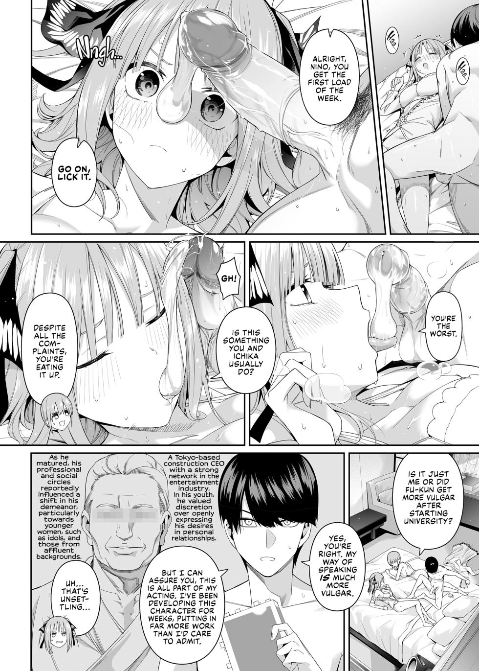 (FF44) [Bad Mushrooms (Chicke III, 4why)] 1/5 no Renai Kanjou | A Fifth of Romance (Gotoubun no Hanayome) [English] [Fap It Scans] [Decensored] - Page 35
