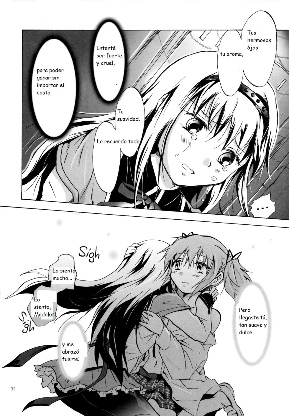 (GirlsLoveFestival 8) [peachpulsar (Mira)] Eien ni Anata o Omou (Puella Magi Madoka Magica) [Spanish] [CristoferDeLosAndes] - Page 32