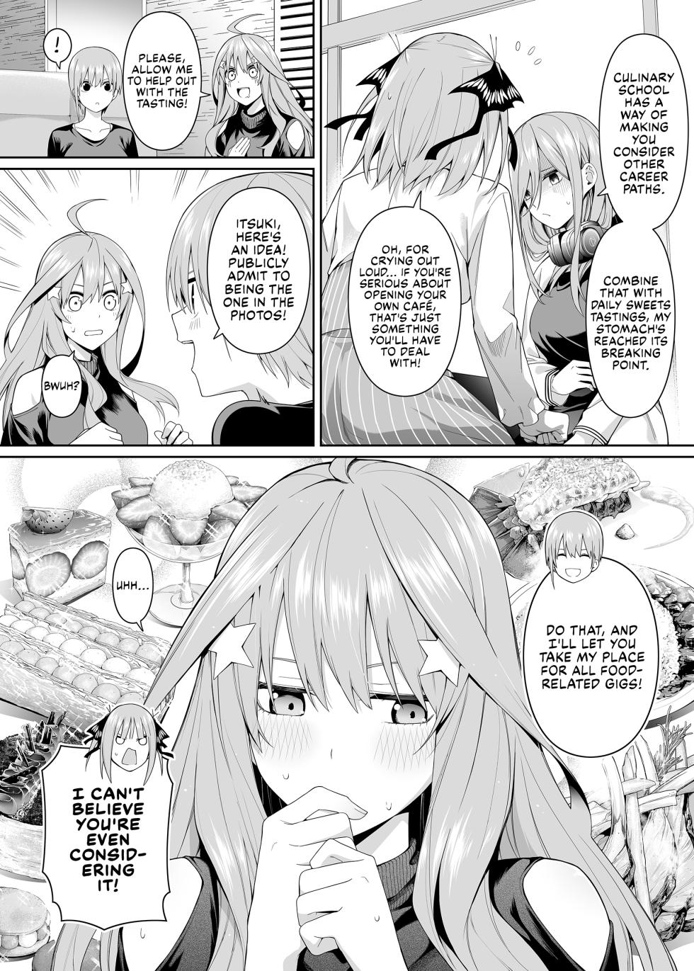 (FF44) [Bad Mushrooms (Chicke III, 4why)] 1/5 no Renai Kanjou | A Fifth of Romance (Gotoubun no Hanayome) [English] [Fap It Scans] [Decensored] - Page 8