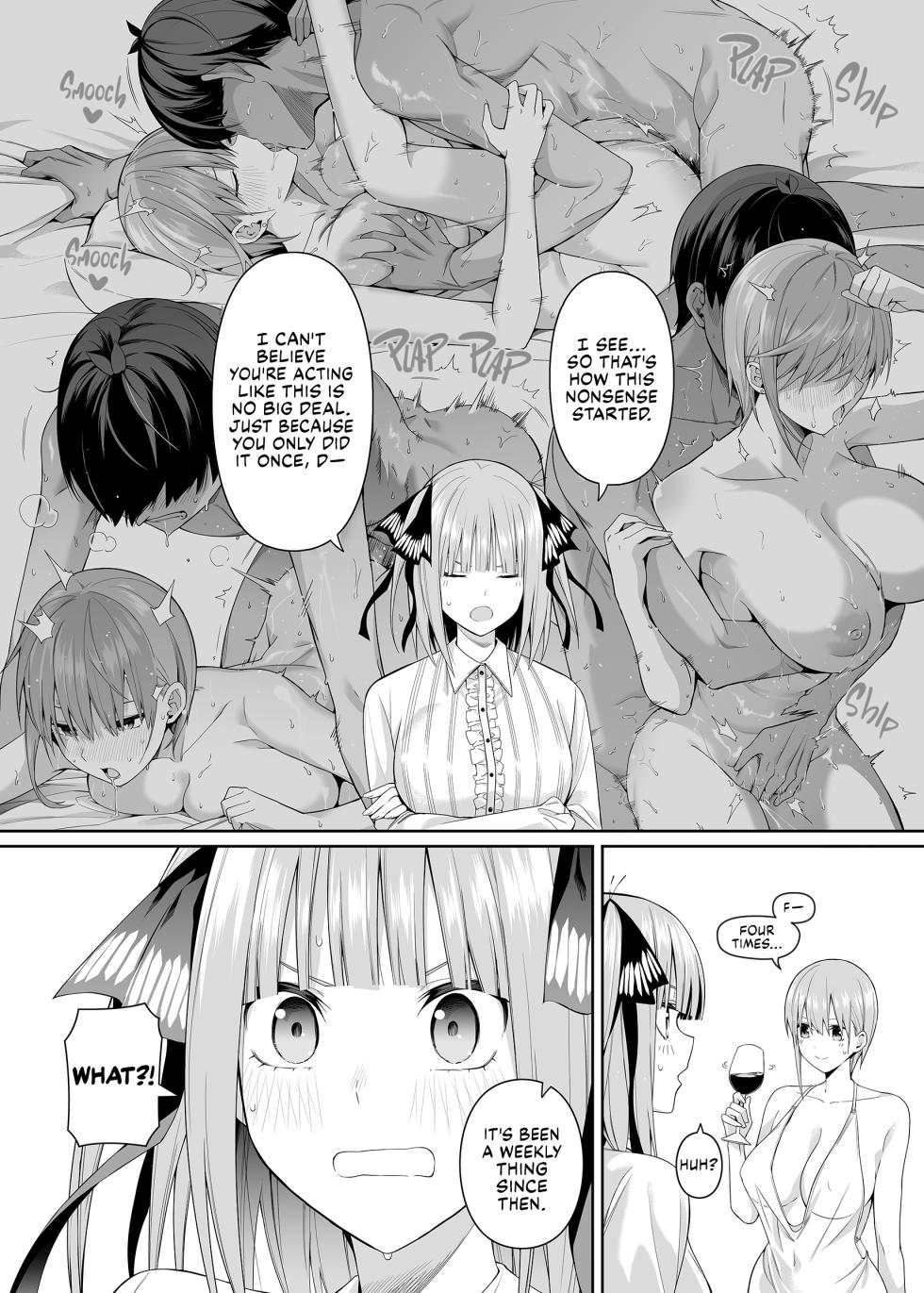 (FF44) [Bad Mushrooms (Chicke III, 4why)] 1/5 no Renai Kanjou | A Fifth of Romance (Gotoubun no Hanayome) [English] [Fap It Scans] [Decensored] - Page 27