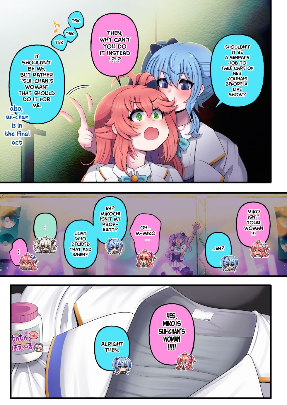 [Minominiya (Minomini)] Futashishi x Mikosui ~Rendezvous With A Diva Edition~ (Hololive) [English] [Rabu&Desu translations] - Page 7