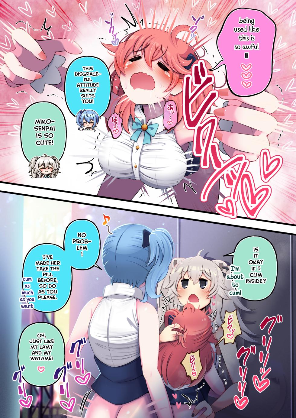 [Minominiya (Minomini)] Futashishi x Mikosui ~Rendezvous With A Diva Edition~ (Hololive) [English] [Rabu&Desu translations] - Page 20