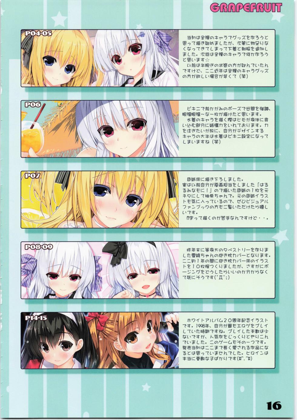 (C94) [GRAPEFRUIT (Shintarou)] Summer Illustrations - Page 17