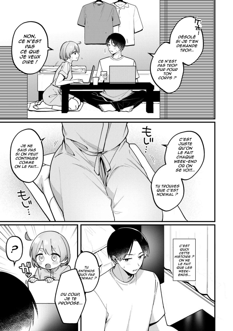[Toketa Ice no Futa no Ura (Sakuraba Rokusuke)] Polynesian Sex o Kokoromiru Kai | La fois où nous avons essayé le sexe polynésien ! ...et le désordre qui en a résulté. [French] [Lopxi] [Digital] - Page 4