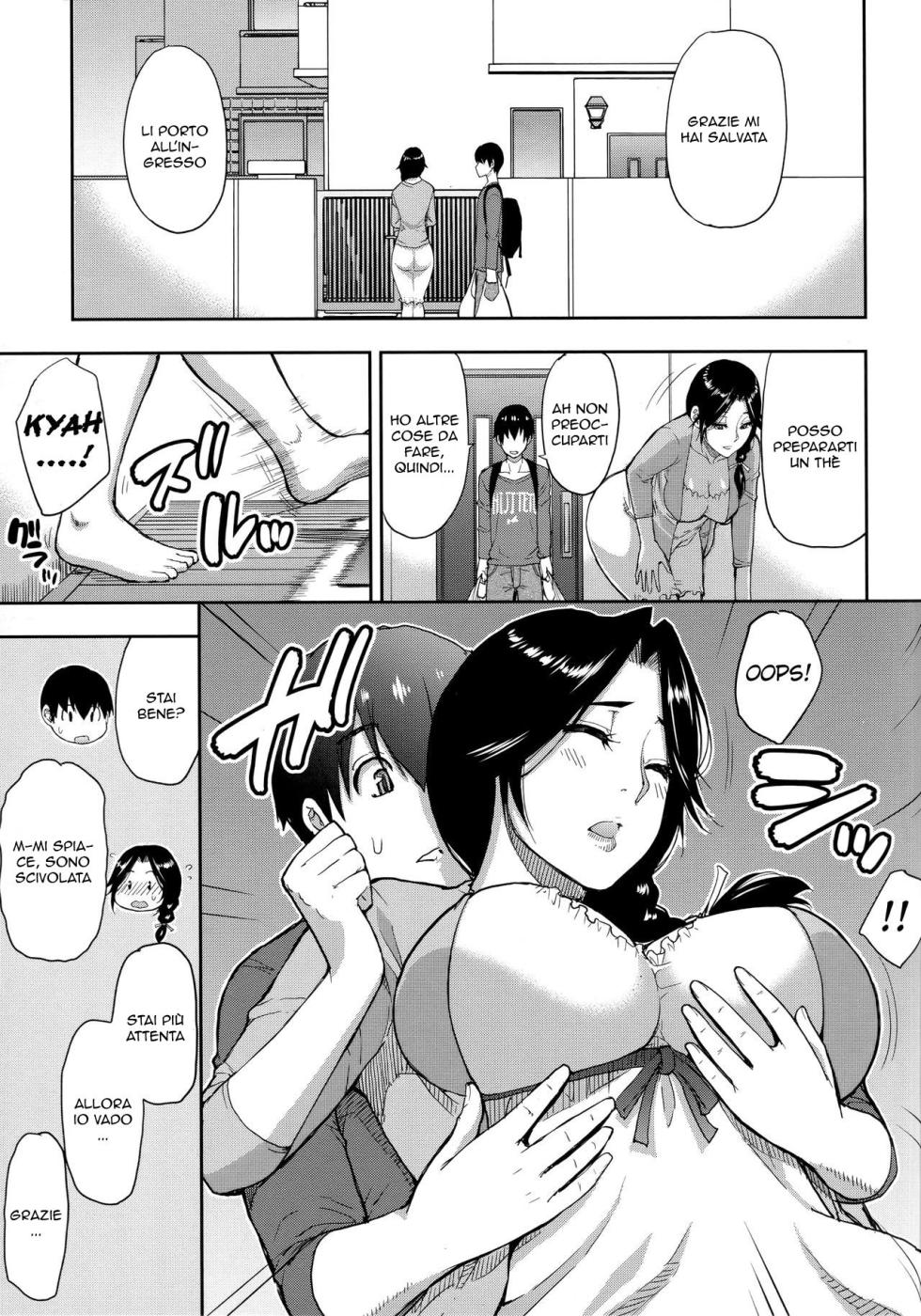 [Shunjou Shuusuke] Hitozuma Futari to Shitagi Doro | Ladro Di Mutande (Onegai, Sukoshi Yasumasete... ~Karada Torokeru Sex no Ato ni~) [Italian] - Page 3