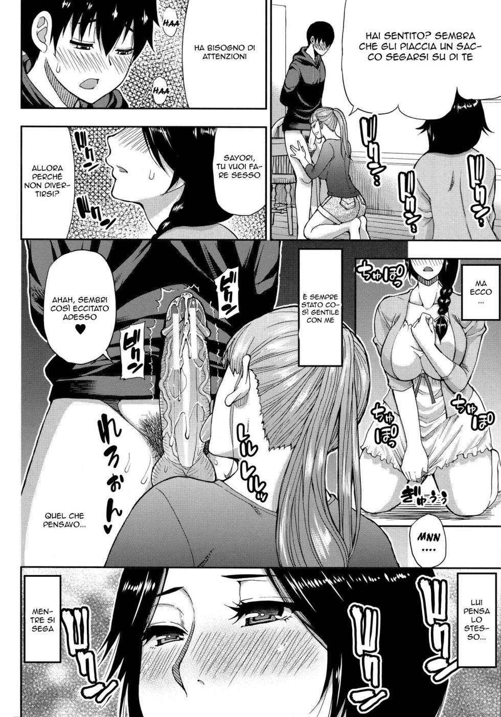 [Shunjou Shuusuke] Hitozuma Futari to Shitagi Doro | Ladro Di Mutande (Onegai, Sukoshi Yasumasete... ~Karada Torokeru Sex no Ato ni~) [Italian] - Page 18