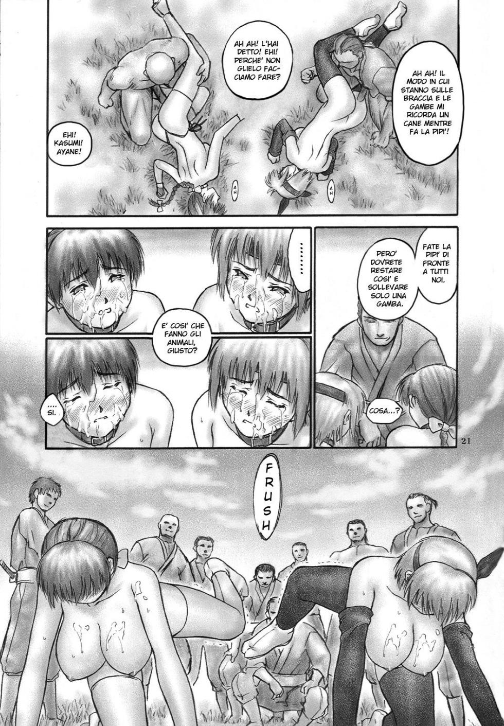 (C64) [Hellabunna (Iruma Kamiri)] INU/incident | Scopare All' Aperto (Dead or Alive) [Italian] [Decensored] - Page 20