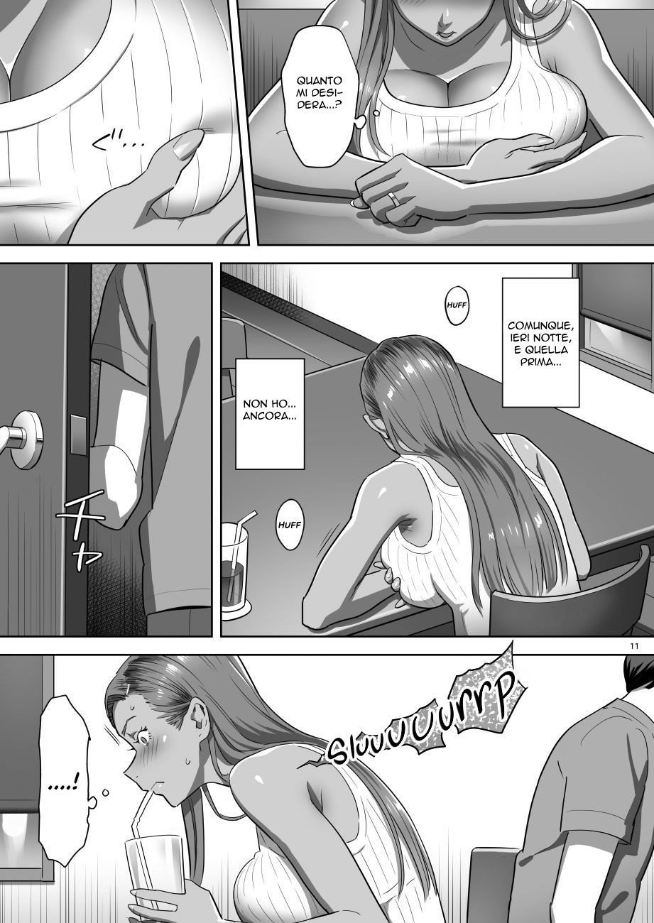 [Hito no Fundoshi (Yukiyoshi Mamizu)] Moto Gal Mama ga Kyuu ni Dekita Ken. | Mentre la Mamma Dorme [Italian] [Digital] - Page 10