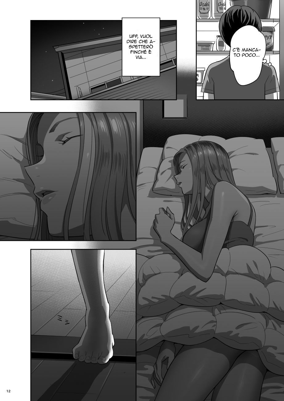 [Hito no Fundoshi (Yukiyoshi Mamizu)] Moto Gal Mama ga Kyuu ni Dekita Ken. | Mentre la Mamma Dorme [Italian] [Digital] - Page 11