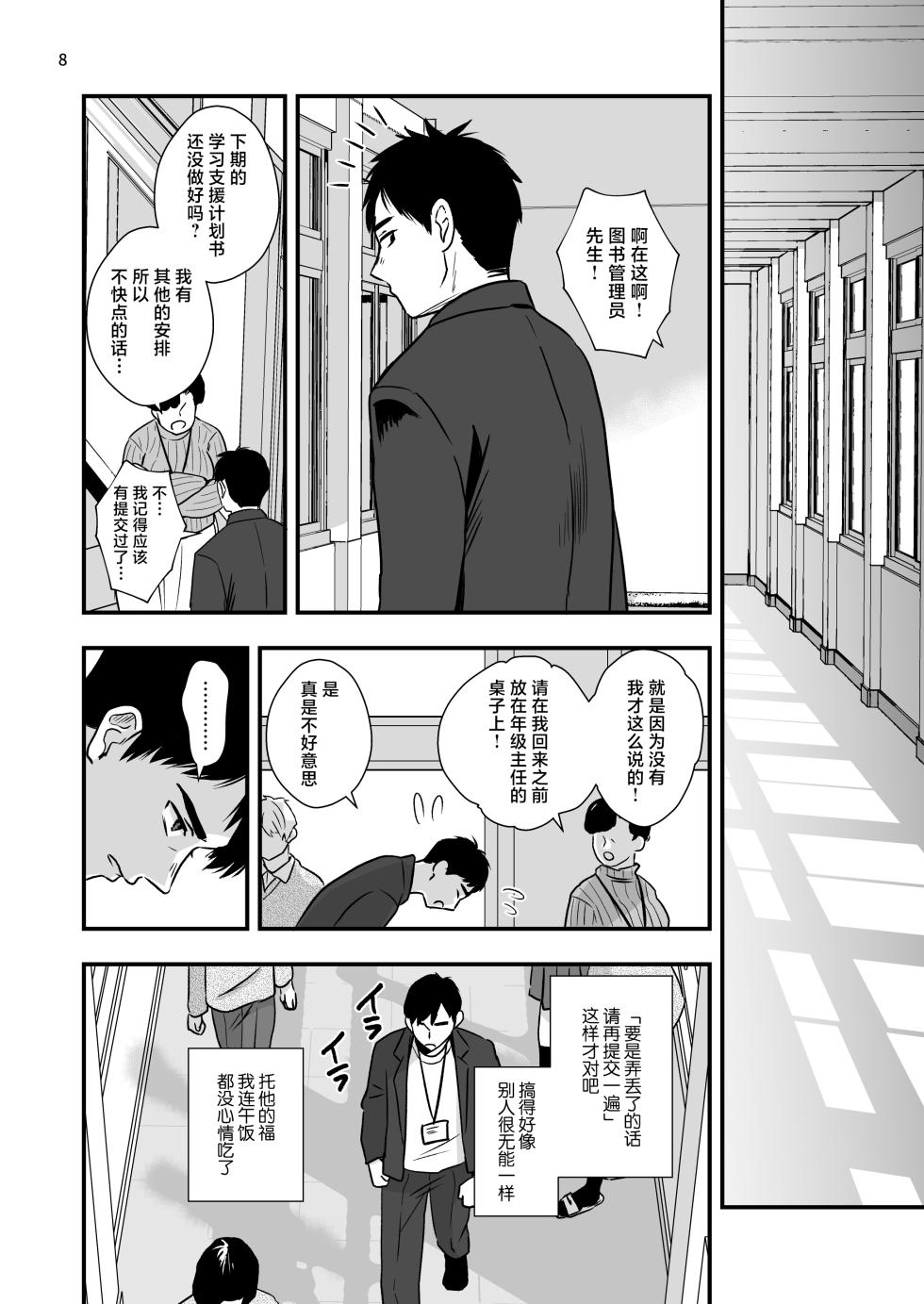 [Kume (Minakami Riku)] Houkago no Toshoshitsu de Seito to Asoberu Shigoto [Chinese] [迷幻仙域×真不可视汉化组] [Digital] - Page 8
