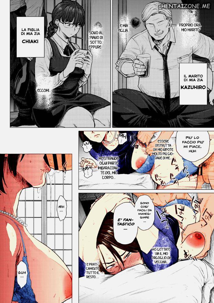 [Seiheki Chousadan (Etuzan Jakusui)] Mendougoto | La Zia Momoe (Toaru Site no Seiheki Ranking nite, Zennendai de NTR ga Bucchigiri 1-i Datta no de, Ironna Onnanoko o Netotte Moraimashita.) [Italian] [Digital] - Page 6