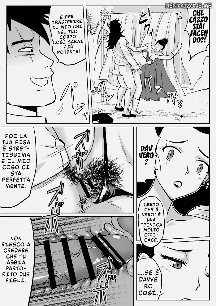 [Shirihito] Muchi na Hitozuma to no Tokubetsu Shugyou | L' Allenamento Speciale di Chichi (Dragon Ball Super) [Italian] - Page 9