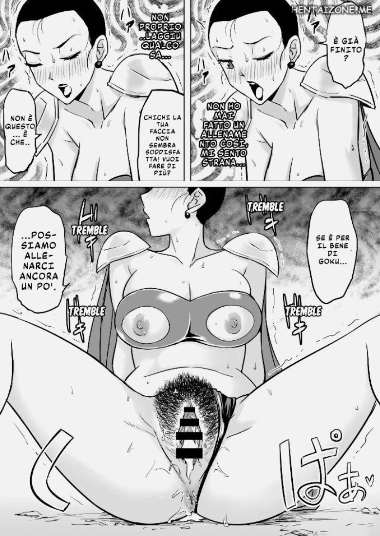 [Shirihito] Muchi na Hitozuma to no Tokubetsu Shugyou | L' Allenamento Speciale di Chichi (Dragon Ball Super) [Italian] - Page 16