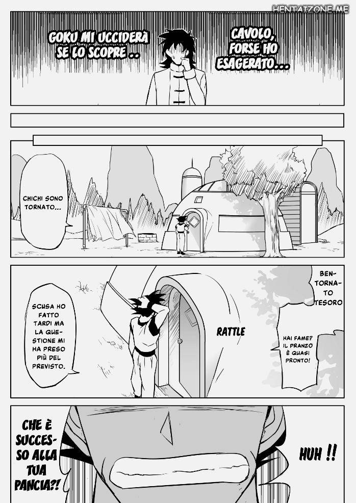 [Shirihito] Muchi na Hitozuma to no Tokubetsu Shugyou | L' Allenamento Speciale di Chichi (Dragon Ball Super) [Italian] - Page 26