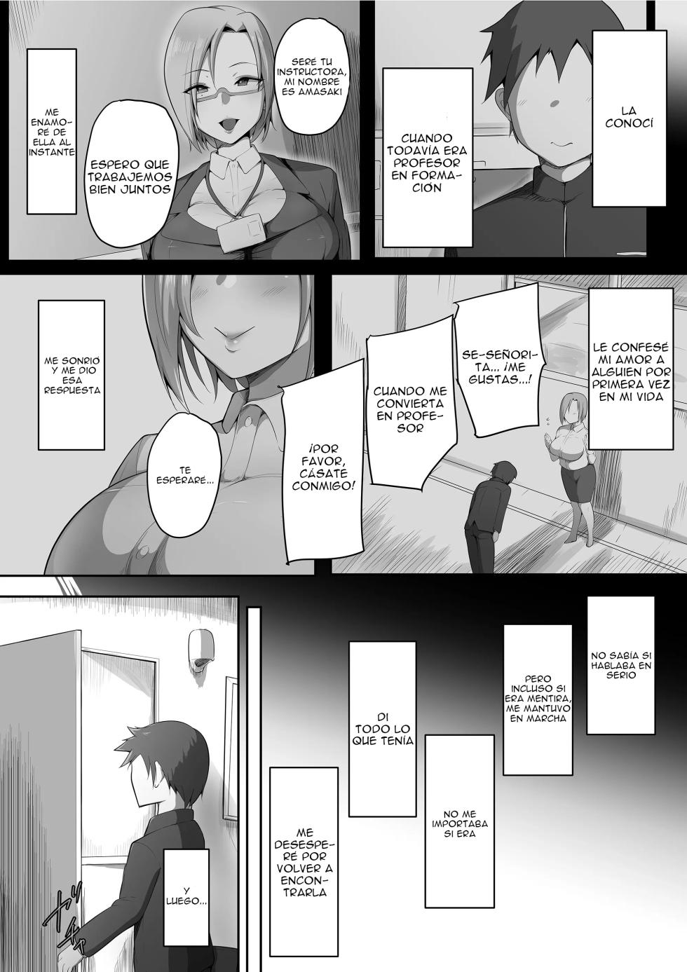 [Misaki (Neko Samurai)] Sensei Trale ~Hossuru Karada~ | Profesora Arrebatada ~Deseos Carnales~ {Spanish} {EbisuTraslade - Winder} - Page 5