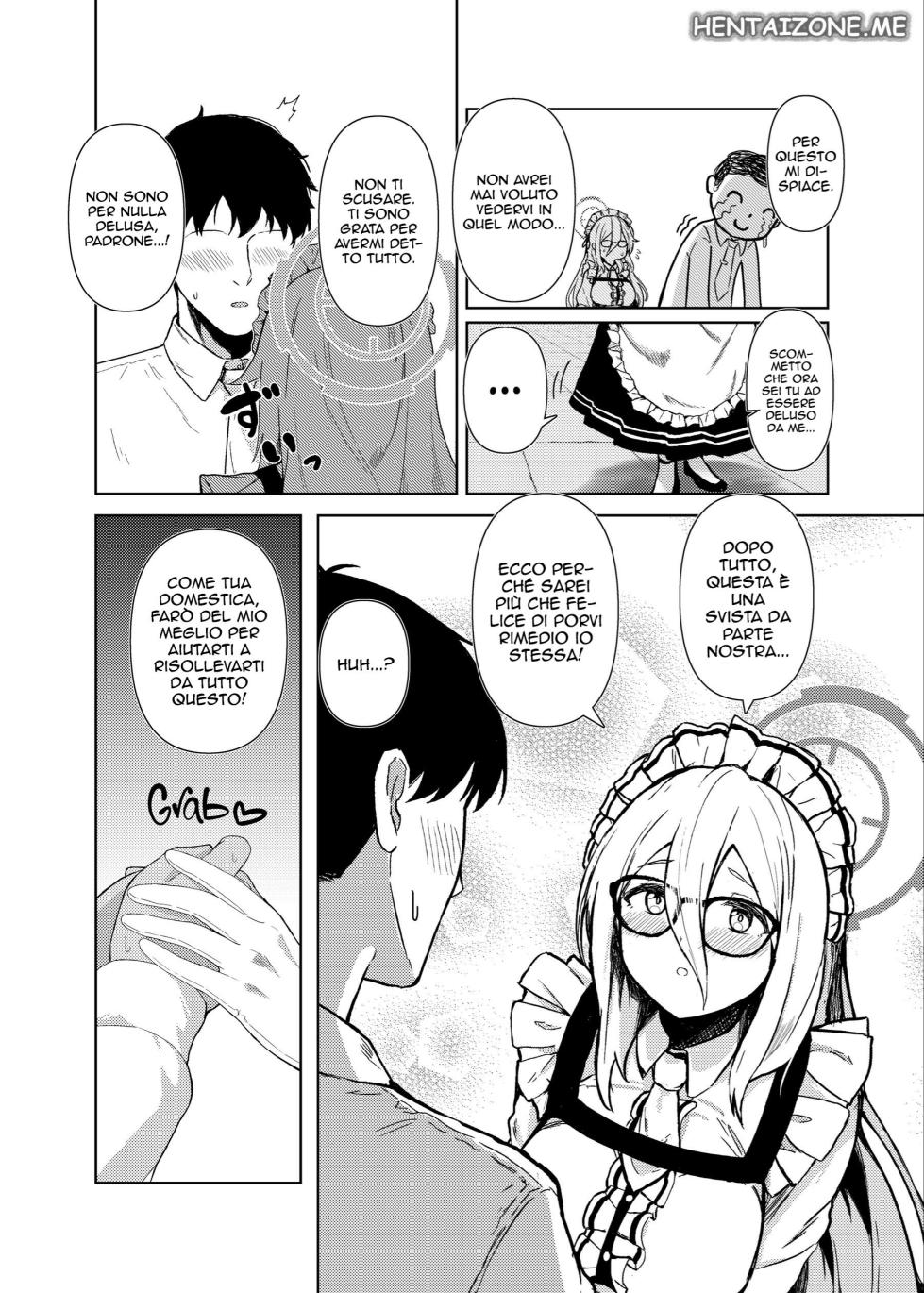 [Hako no Naka no Medaka (boxReeema)] Akane ni Iyasarete Mimasen ka? | Il Dovere di Una Domestica (Blue Archive) [Italian] [Digital] - Page 6