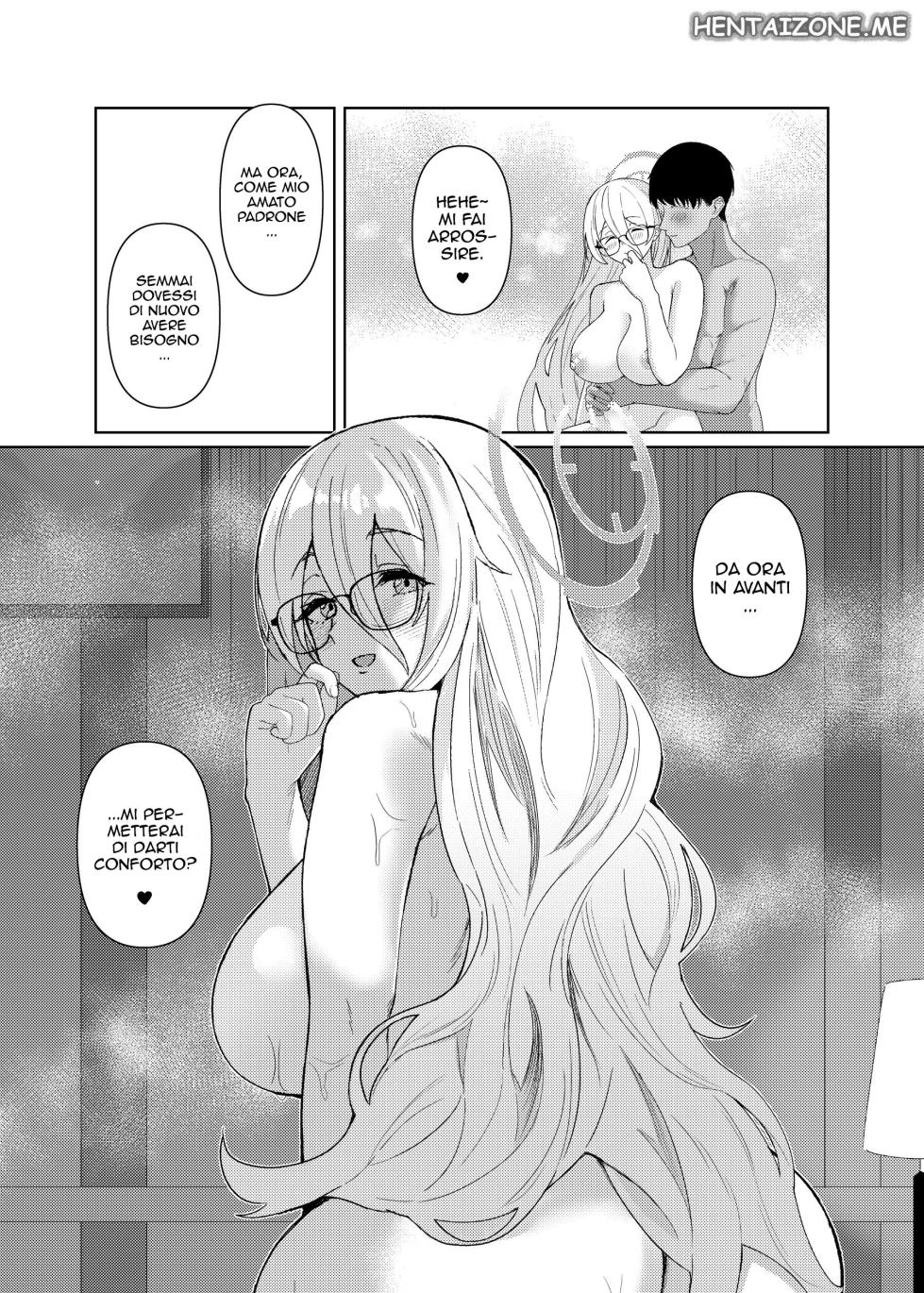 [Hako no Naka no Medaka (boxReeema)] Akane ni Iyasarete Mimasen ka? | Il Dovere di Una Domestica (Blue Archive) [Italian] [Digital] - Page 33