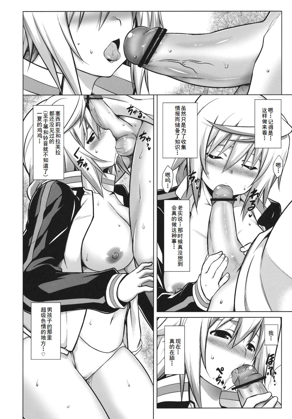 (C80) [STUDIO TIAMAT (TANABE)] Ryakushite IS (IS <Infinite Stratos>) [Chinese] [廉价汉化组] - Page 12