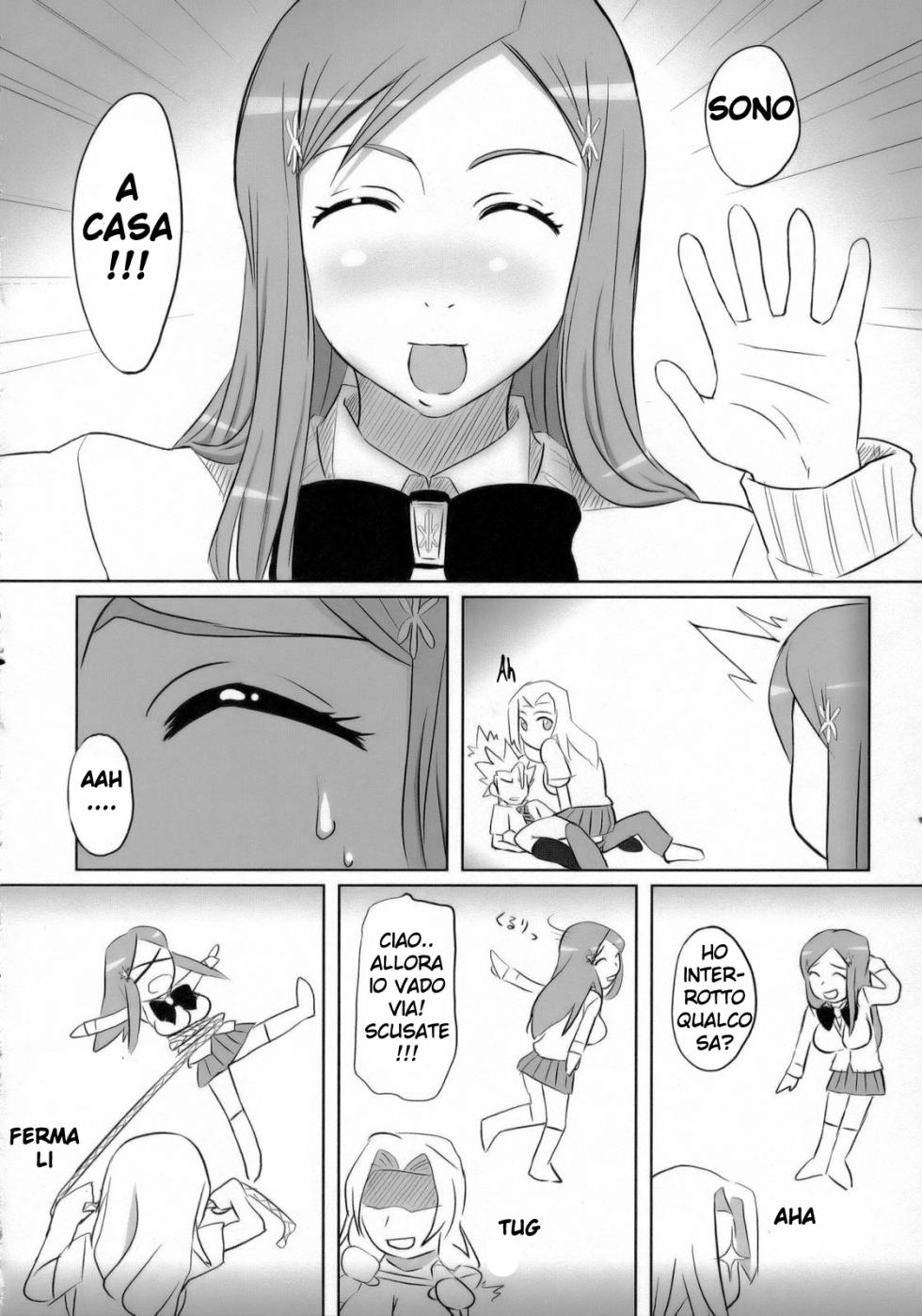 (C71) [ORANGE☆SOFT (Aru Ra Une)] Seifuku to Iu Na no Kyouki Ni | Il Mio Capitano (Bleach) [Italian] - Page 17