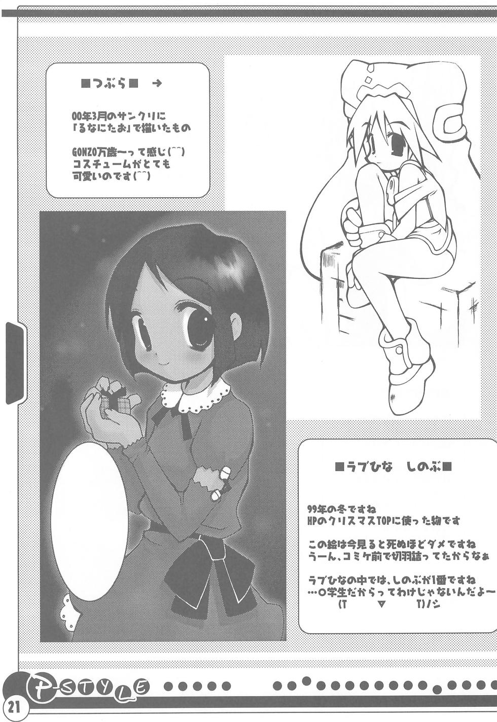 (C58) [Shumidokoro Komanoya (Yusaka)] P-STYLE (Various) - Page 23