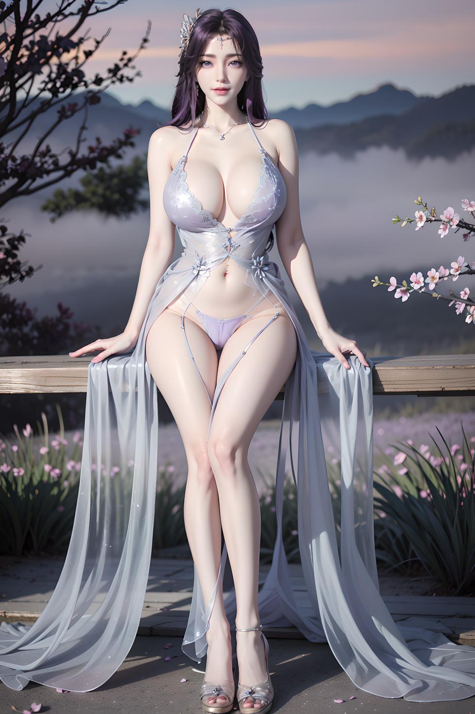 完美世界-云曦 真容性感薄纱 [AI Generated] - Page 10