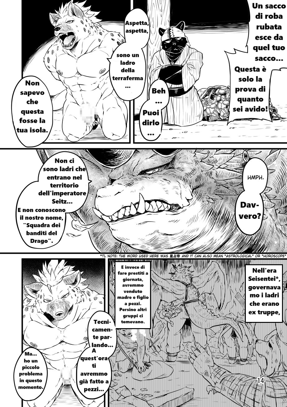 (C97) [Yakijaketeishoku (Kishiguma)] BANDITO x DRAGO ita - Page 14
