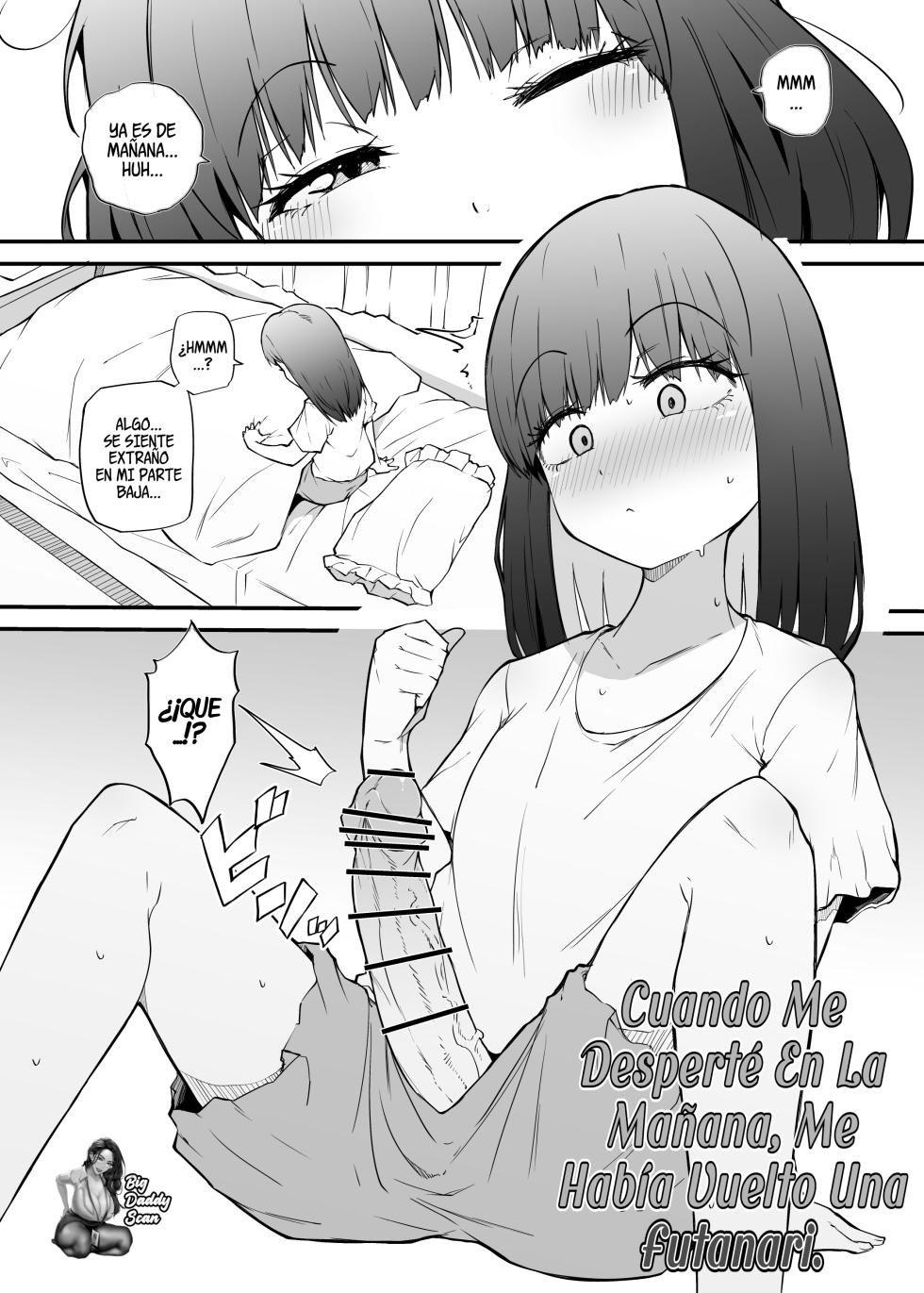 [Makin] Asa Okitara Futanari ni | Cuando Me Desperté En La Mañana, Me Habia Vuelto Una Futanari [Spanish] [BigDaddy Scan] - Page 1