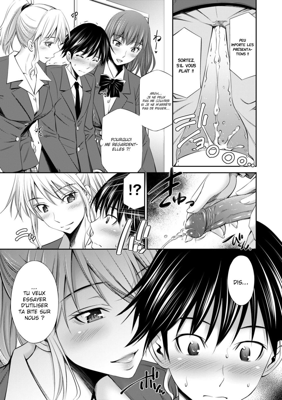 [Sabashi Renya] Senpai-tachi to no Gakuen Seikatsu Ch1-3 [French] [O-S] [Decensored] [Digital] - Page 13