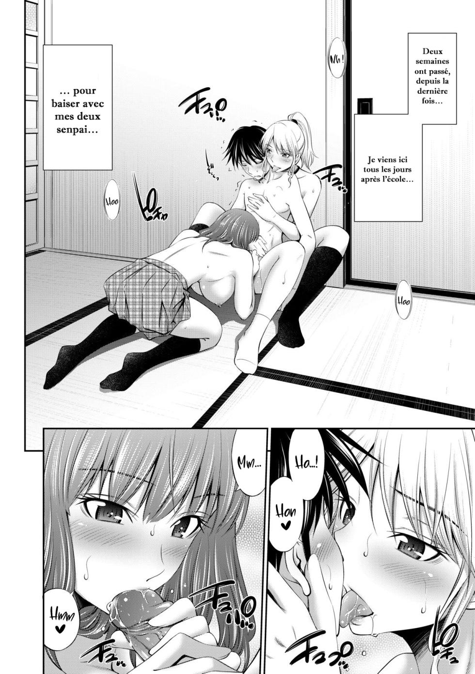 [Sabashi Renya] Senpai-tachi to no Gakuen Seikatsu Ch1-3 [French] [O-S] [Decensored] [Digital] - Page 38