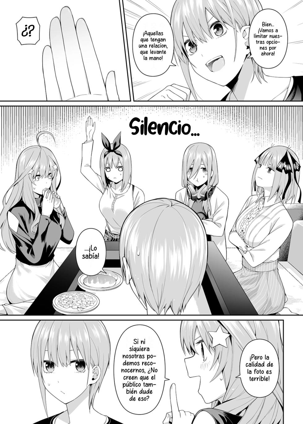 [Bad Mushrooms (Chicke III, 4why)] 1/5 no Renai Kanjou (Sin Censura) [Gotoubun no Hanayome] (Español) [ᗞメᗞ Ⲏⲉⲅⲟ 英雄] - Page 7