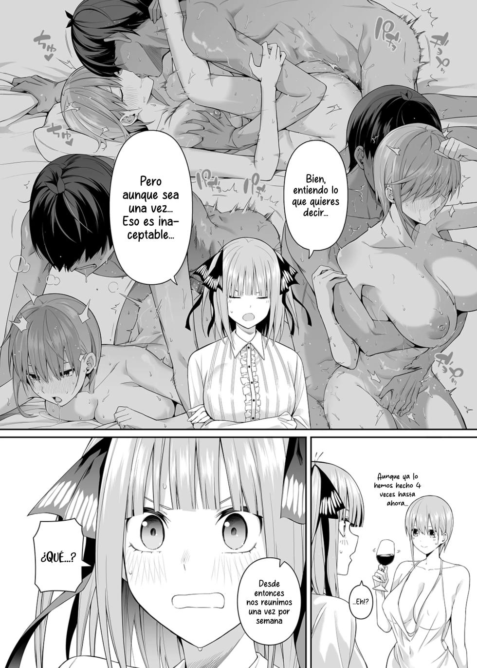 [Bad Mushrooms (Chicke III, 4why)] 1/5 no Renai Kanjou (Sin Censura) [Gotoubun no Hanayome] (Español) [ᗞメᗞ Ⲏⲉⲅⲟ 英雄] - Page 29