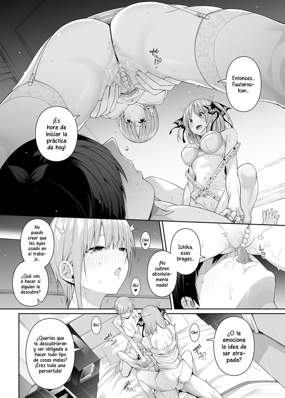 [Bad Mushrooms (Chicke III, 4why)] 1/5 no Renai Kanjou (Sin Censura) [Gotoubun no Hanayome] (Español) [ᗞメᗞ Ⲏⲉⲅⲟ 英雄] - Page 35