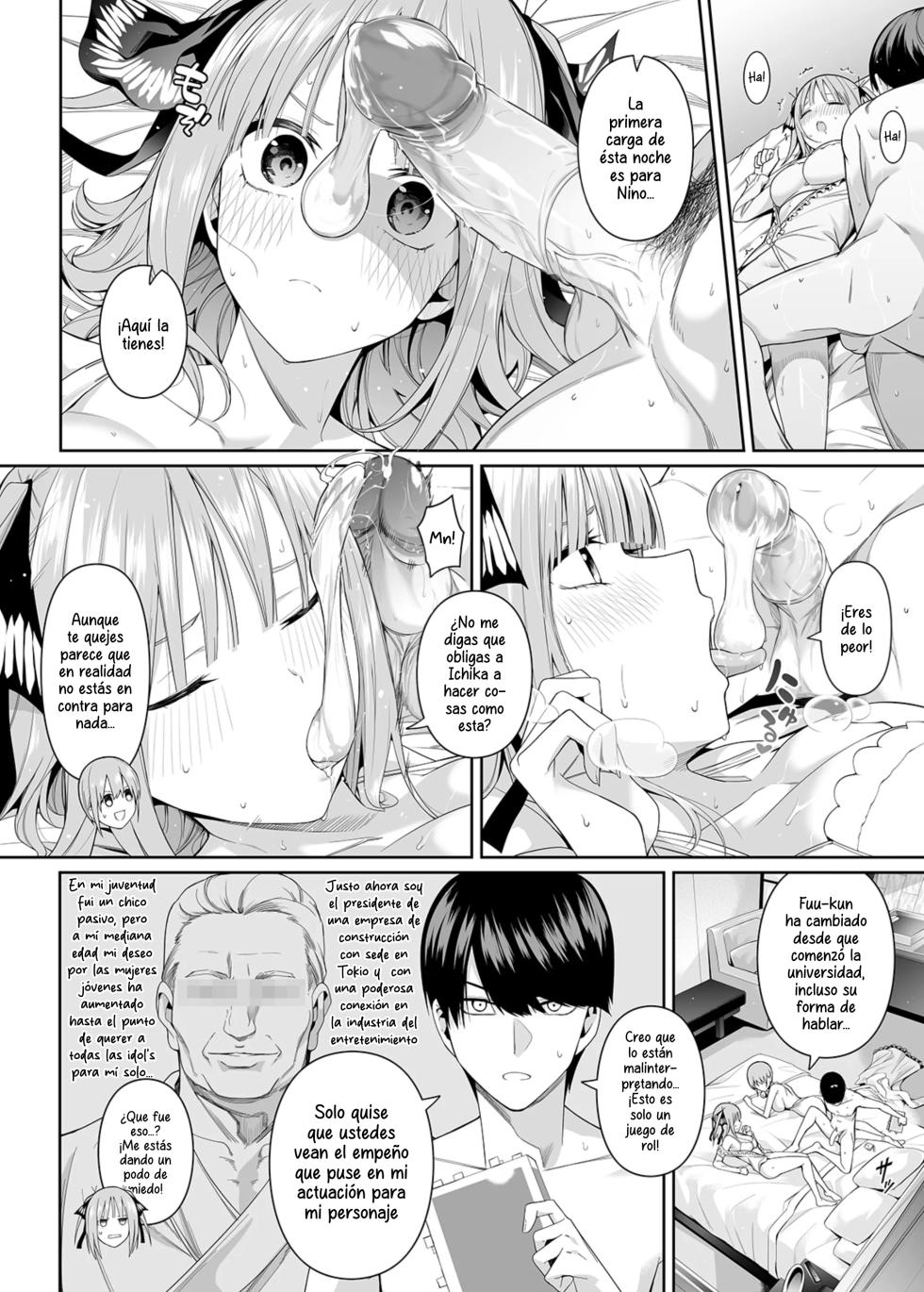 [Bad Mushrooms (Chicke III, 4why)] 1/5 no Renai Kanjou (Sin Censura) [Gotoubun no Hanayome] (Español) [ᗞメᗞ Ⲏⲉⲅⲟ 英雄] - Page 37