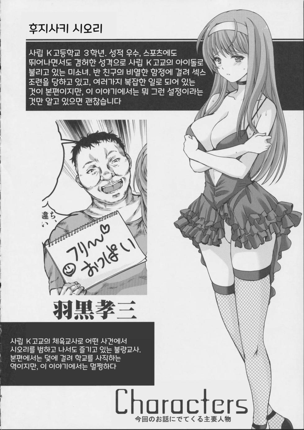 (C99) [HIGH RISK REVOLUTION (Aizawa Hiroshi)] Shiori Gaiden Soushuuhen (Tokimeki Memorial) [Korean] - Page 3