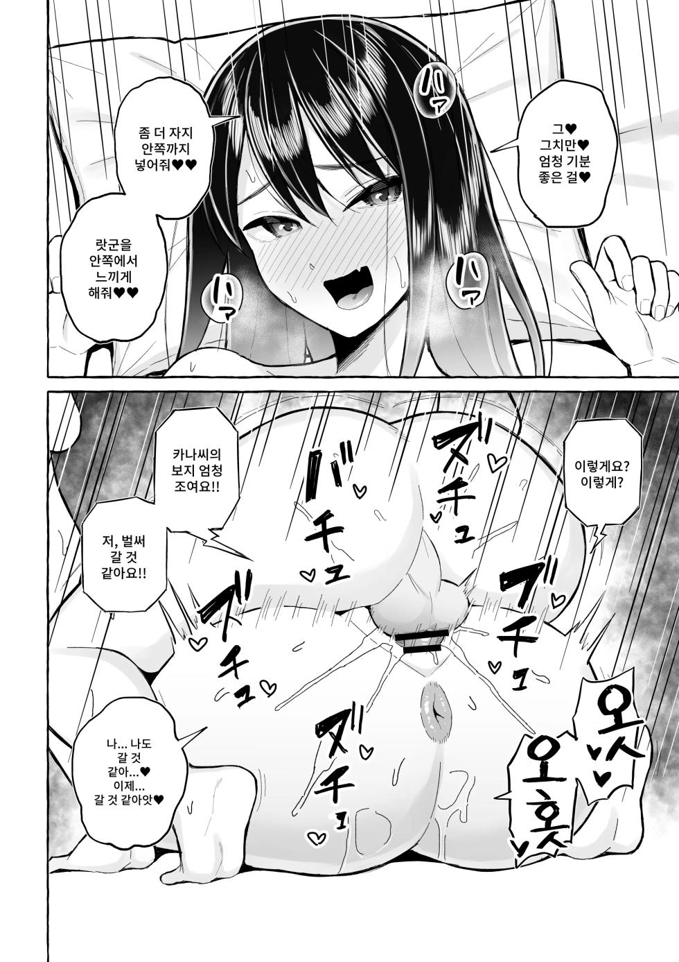 [Toshiue Onee-san Tengoku (Gyouza Teishoku)] Yopparai Nee-chan no Jinsei o Irodoru Ketsui Hyoumei | 술에 취한 누나의 인생을 물들이는 결의표명 [Korean] - Page 5