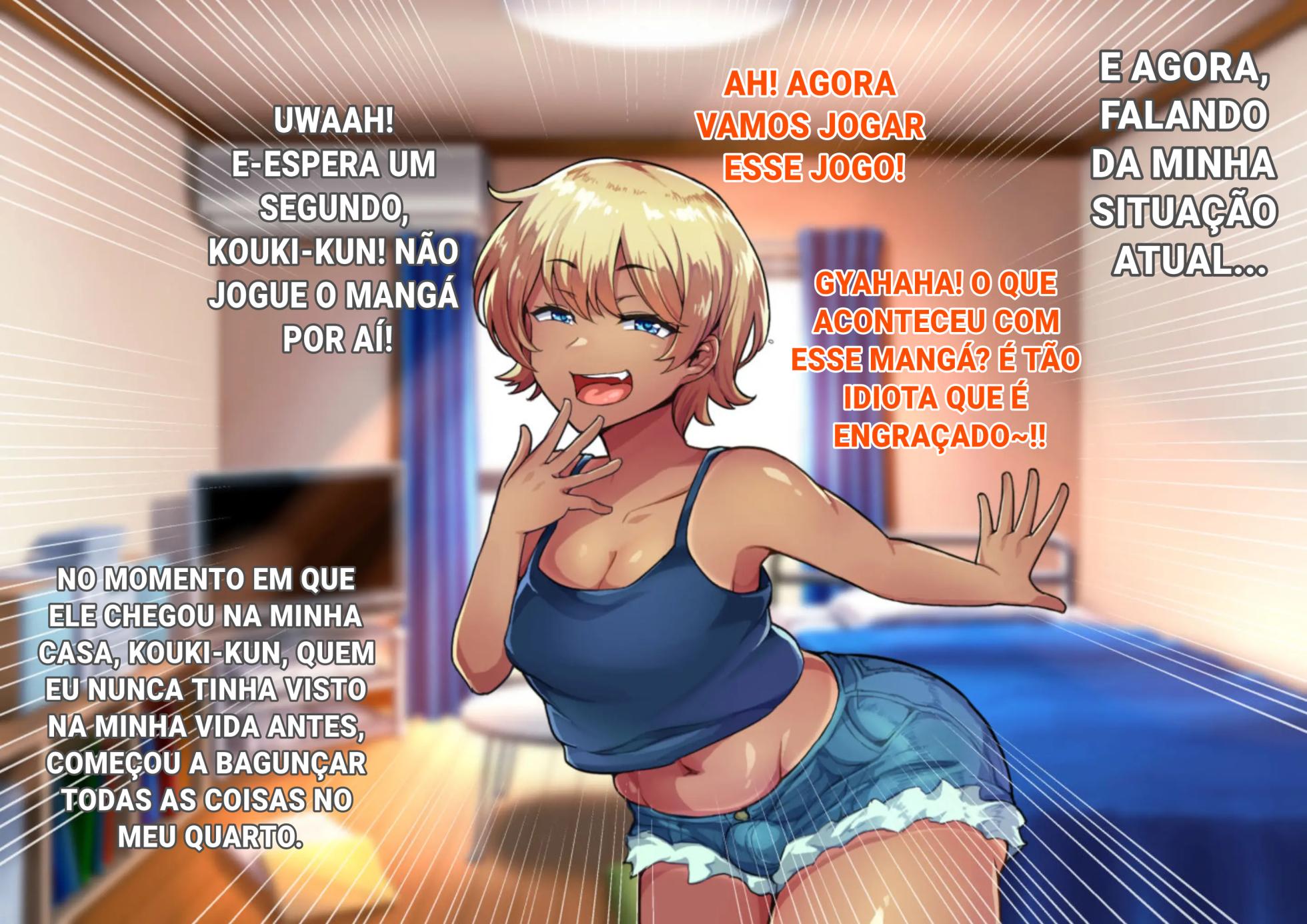 [Hagurumarokuro (Silver Radish)] Namaiki Sokuhame Otokonoko [Portuguese-BR] - Page 3