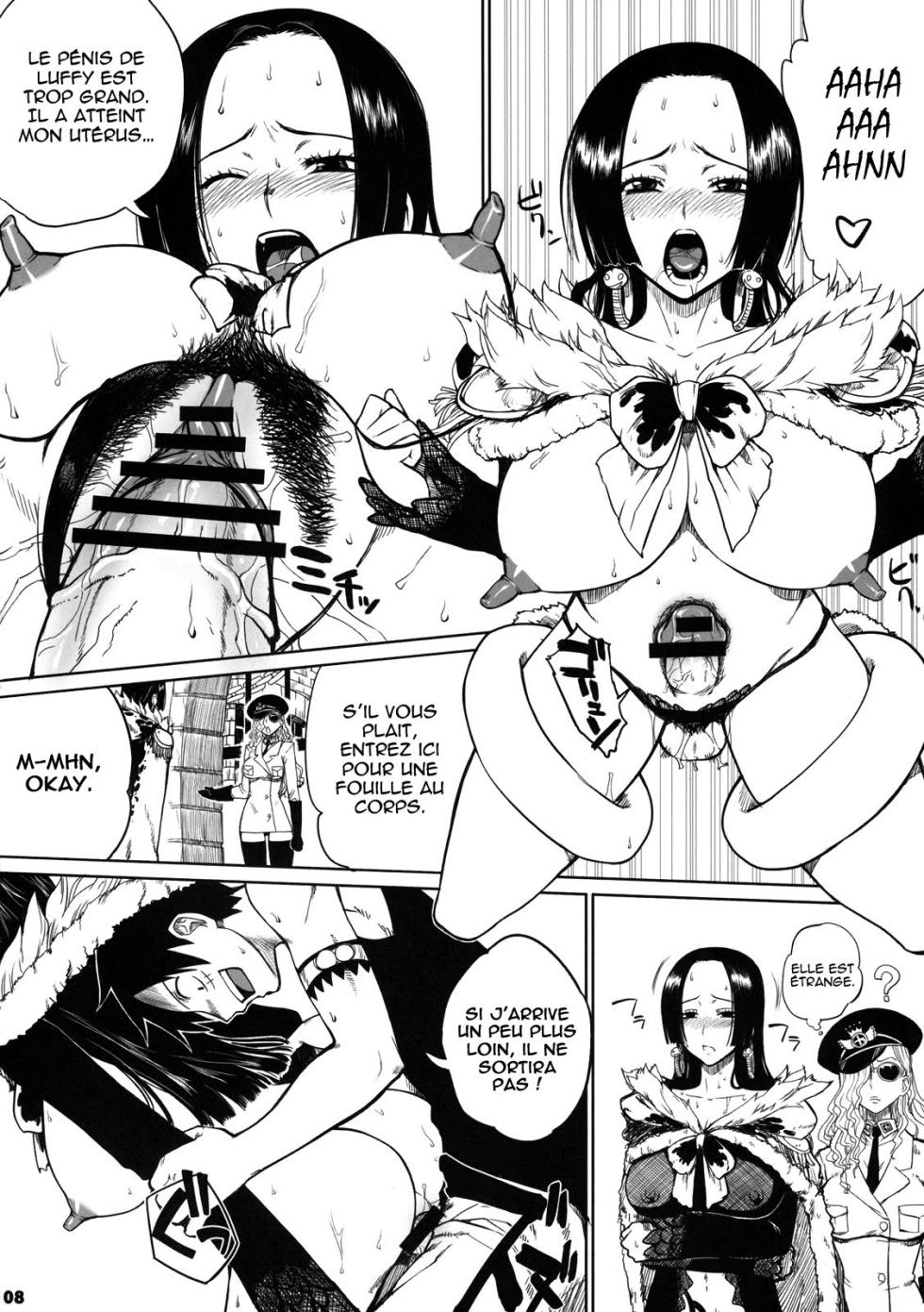 (C76) [Choujikuu Yousai Kachuusha (Denki Shougun)] MEROMERO GIRLS (ONE PIECE) [French] - Page 7